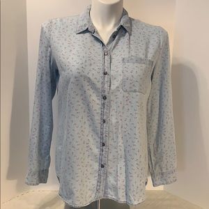 Kut From the Kloth floral button down shirt.